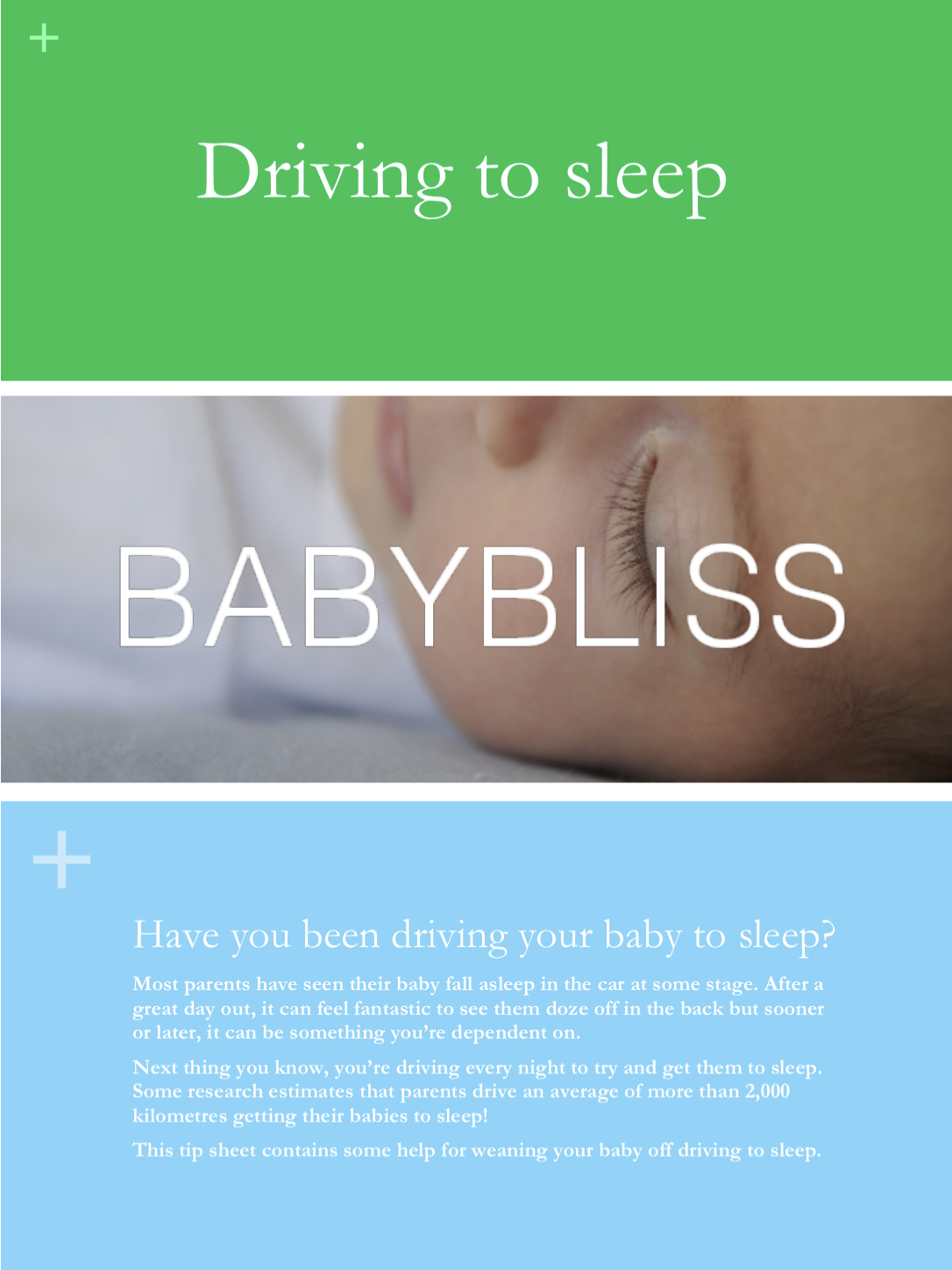Driving to sleep tip sheet